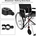 Miniatyrbilde 2 av 5: Walker Cane Holder, Rullestol Walking Stick Holder Praktisk Cane Holder Multi-Purpose Crutch Holder for Rullestoler Elektriske Scootere