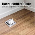 Miniatyrbilde 2 av 4: 250V 20A Elektrisk Stikkontakt Innebygd Pop-Up Gulv Strøm US Socket Deksel Boks Kit IP40 Beskyttelse
