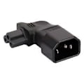 Miniatyrbillede 1 af 5: 3-polet Konverteringsstik IEC320 C14 til IEC320 C13/C7/C5 Konnektor Strømadapter