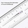 Miniatyrbillede 3 af 5: 10 STK Falske Negle Målelineal Transparent Neglekunst PVC Blød Lineal til Neglemåleværktøj
