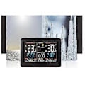 Miniatyrbild 4 av 5: Väderstation Digital Termometer Utomhustemperatur Luftfuktighet Väckarklocka Trådlös Sensor Låg Te