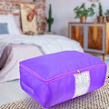Miniatyrbilde 4 av 5: Sammenleggbare oppbevaringsposer, tykke Oxford klesoppbevaringsposer (Rose Red60*50*28)