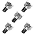 Miniatyrbillede 1 af 5: 5 stk. EC12D1524403 Bilnavigation CD Volume Encoder med Trykknap EC12 Rund Type 30 Positioner 15 Impulser