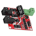 Miniatyrbild 5 av 5: DC Motor Drivmodul Plast 2-Kanal PWM Högeffekts Elektronisk Komponent 160W