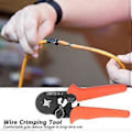 Miniatyrbillede 3 af 4: HSC8 10-4 0,25-10 mm ledning crimper værktøj mini selvjusterende ledning kabel crimper tang AWG23-7