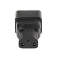 Pikkukuva 4 / 5: IEC 320 C20 3-nastainen uros - C13 3-nastainen naaras pistoke virtalähde muunnin adapteri