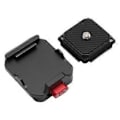 Miniatyrbilde 2 av 5: Kamera Hurtigutløserplate Aluminium for Arca 1/4tommer 3/8tommer Gjenge QR Kamerafesteplate for DSLR Kamerastabilisator Kulehoder Stativer