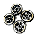 Pikkukuva 3 / 5: 4kpl Beadlock-vanteen navan vastapaino 1/18 mittakaavan Fms Rc -autoon, 2