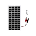 Miniatyrbild 3 av 5: 5w 12v Solpanel Silikonpaneler Utomhus Solcellsladdare Portabel Solpanel För Mobil