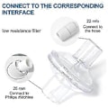 Miniatyrbild 5 av 5: Inline CPAP-filter, 6-pack CPAP-filter Hypoallergena filter Kompatibla med CPAP-maskiner Replac