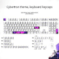 Miniatyrbild 2 av 5: 130 Tangenter Cherry Profil Keycap PBT DYE-SUB Elektronisk Spel Keycap Set För GK61/64/68/84/980 Mekaniskt Tangentbord