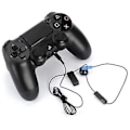 Miniatyrbild 3 av 4: Gamepad Headset med Mikrofon Hörsnäcka för Controller Hörlurar Öronsnäckor