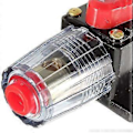 Miniatyrbild 3 av 5: 20A Automatisk Vattentät Strömbrytare, 12V-24V DC Inline Säkringshållare, Manuell Återställningsbrytare Bilstereo Säkring, Inline Säkringsblock (20A), Pålitligt Skydd