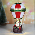 Miniatyrbild 2 av 5: Lysande Julgransprydnader Harts Husdekoration Tomte Varmluftsballong Miniatyr Juldekoration A
