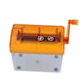 Miniatyrbillede 5 af 5: Orange Manuel Papir Makulator: Bærbar, Kompakt Håndsving Makulator til Hjem og Kontor