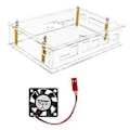 Miniatyrbilde 3 av 5: For Banana Pi F3 -F3 Akryl Etui Transparent Skall Beskyttende for Banana Pi -F3 Utviklingskort med Vifte