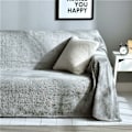 Miniatyrbillede 1 af 5: Grå sengetæppe eller sofatæppe, 150 x 200 cm multifunktionsplysblanket