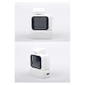 Miniatyrbilde 4 av 5: Monoreflexes Style Mini Kamera HD1080P CMOS med LCD-skjerm, blitslampe og batteridokk, bærbar videoopptaker DV Hvit