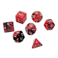 Pikkukuva 5 / 5: 49 kpl Hartsi Sekalaisia Monitahokkaita Noppia Pussilla DND RPG Pelileluihin D4 D6 D8 D10 D% D12 D20