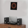 Miniatyrbild 5 av 5: Väggmonterad skivhållare, set med 6 vinylskivehyllor, akrylalbumhållare, visa din dagliga LP/boklyssning