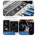 Miniatyrbillede 3 af 5: Trådløs HIFI DAC Konverter Bluetooth 5.2 Receiver Audio Koaksial Til R/L 3.5mm Aux Adapter med U Disk Afspilning Mikrofon