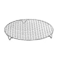 Miniatyrbillede 1 af 5: 304 Rustfrit Stål Multifunktionel Rund Grillnet Med Fod Grillrist Damp Bagerist Camping