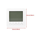 Miniatyrbild 5 av 5: HY02B05-2 16A Digital LCD Display Uppvärmning Programmerbar Termostat Temperaturregulator