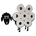 Pikkukuva 4 / 5: Lammas WC-paperiteline Säilytys WC-rullateline Kylpyhuone
