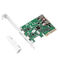 Miniatyrbild 3 av 4: 2 Port USB PCI-E X1 X4 X8 X16 Riser-kort USB 3.1 Adapterkort för stationär PC