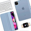 Pikkukuva 3 / 5: Sopii iPad 10. sukupolven mini6 suojakuorelle air4 kova pohja pehmeä reuna iPad 10.2 suojakuori läpinäkyvä pohja valkoinen jäänsininen IPAD