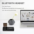 Pikkukuva 5 / 5: Langattomat Bluetooth 5.0 -kuulokkeet 4800 mAh:n latauskotelolla [virtapankkina] mikrofonilla, USB Type C -liitännällä