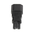 Pikkukuva 1 / 5: IEC 320 C14 3-nastainen uros - C5 3-nastainen naaras virtapistokesovitin