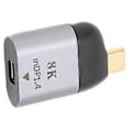 Pikkukuva 4 / 5: USB C - MiniDP -sovitin 8K 60 Hz:llä, USB Type C - MiniDP -uros-naarasmuunnin, tuki Windowsille ja Androidille