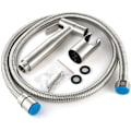Miniatyrbillede 4 af 5: Toilet bidet kit med håndbruser, bidet håndbruser, toilet håndbruser med slange + rustfrit stål støtte + 2 tætninger