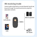 Miniatyrbillede 3 af 5: Bluetooth 5.3 Audio Transmitter og Receiver 2 i 1 Trådløs 3.5mm Aux Audio Adapter Bluetooth Transmitter
