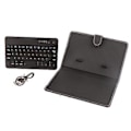 Miniatyrbilde 2 av 5: Universelt Trådløst Bluetooth Tastatur Flip Case Deksel med Stativ for IOS/Android Telefoner Svart