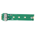 Miniatyrbillede 1 af 5: Ngff til M.2 M-key Ssd Adapter-kort 12+16pin til opgradering af Mac-book Air 2013 2014