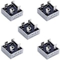 Miniatyrbilde 3 av 5: 5 x KBPC5010 1000V 50A Metallhus 4 Pin Enkelfase Diode Bro Likretter