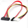 Pikkukuva 1 / 5: Sata Combo 15-nastainen ja 7-nastainen datakaapeli 4-nastainen Molex - sarjakaapeli Molex - Sata-adapteri 44cm