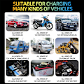 Miniatyrbillede 3 af 5: Batteri Desulfator, 7-trins bilbatterioplader til båd til plæneklipper til motorcykel