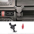 Miniatyrbillede 2 af 5: Central Kontrol Telefonholder Beslag Stativ til Jimny 2019-2023 JB74 JB64 Interiørtilbehør