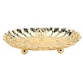 Miniatyrbillede 1 af 5: Lille Oval Bakke i Metal: Elegant Serveringsfad til Frugt, Snacks & Kager til Buffet