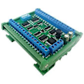 Miniatyrbild 4 av 5: för DC 12V 24V 32ch DIN35 C45 Skena Box RS485 Modbus RTU Kontroller 300MA Drivrutinsmodul för PLC Relä Switch LED Motor