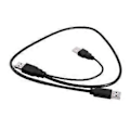 Miniatyrbilde 5 av 5: USB 2.0 Type A til Dobbel USB A Y-Splitter Kabelledning