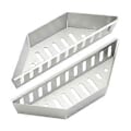 Miniatyrbilde 1 av 5: Kullkurv Rustfritt Stål Kullholder, Kullbeholder Konturformet Kullbrikett Grillkurver (2 Stykker)