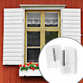 Miniatyrbild 2 av 5: 24x självhäftande gardinkrokar för gardinstänger, självhäftande fönsterkrokar, fönsterkrokar - Vit HIASDFLS