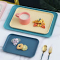 Miniatyrbilde 4 av 5: Te Dessert Serveringsbrett, Kjøkken Serveringsbrett Hvete Te Brett Kjøkken Serveringsbrett Bemerkelsesverdig Klarhet
