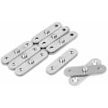 Miniatyrbillede 1 af 5: 57mm x 16mm x 11mm Rustfrit Stål 360 Graders Dørkugle Pivot Centerhængsel 8stk