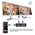 Miniatyrbilde 2 av 5: 2 Porter Vga Svga Splitter Adapter Konverterboks 1 PC Til 2 Monitor Video Lcd Skjerm