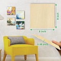 Miniatyrbilde 2 av 5: 10 stk. 20x20x0,2 cm plater Un Board, Rektangulær Blank, Utklipp For